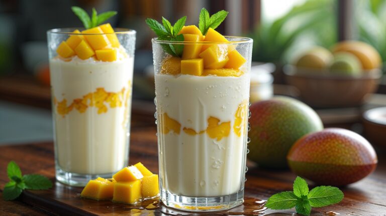 Yogurt Mangga Kocok: Lembut, Dinginnya Sampai ke Hati