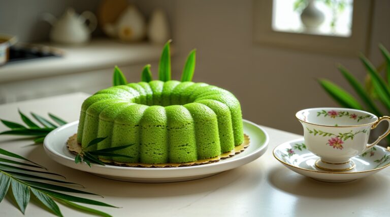 Bolu Kukus Pandan Wangi yang Lembut dan Harum, Bikin Rumah Serasa Taman Tropis