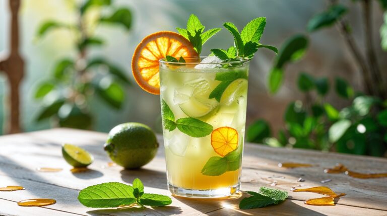 Miunman Segar Es Jeruk Madu Mint yang Bikin Pikiran Adem Total