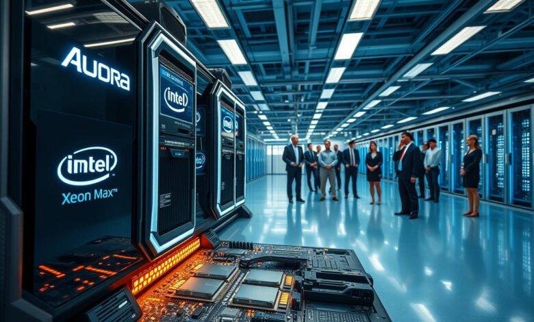 aurora superkomputer intel xeon max