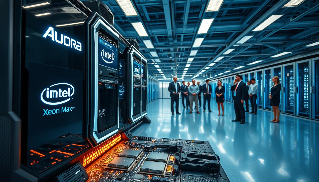 aurora superkomputer intel xeon max